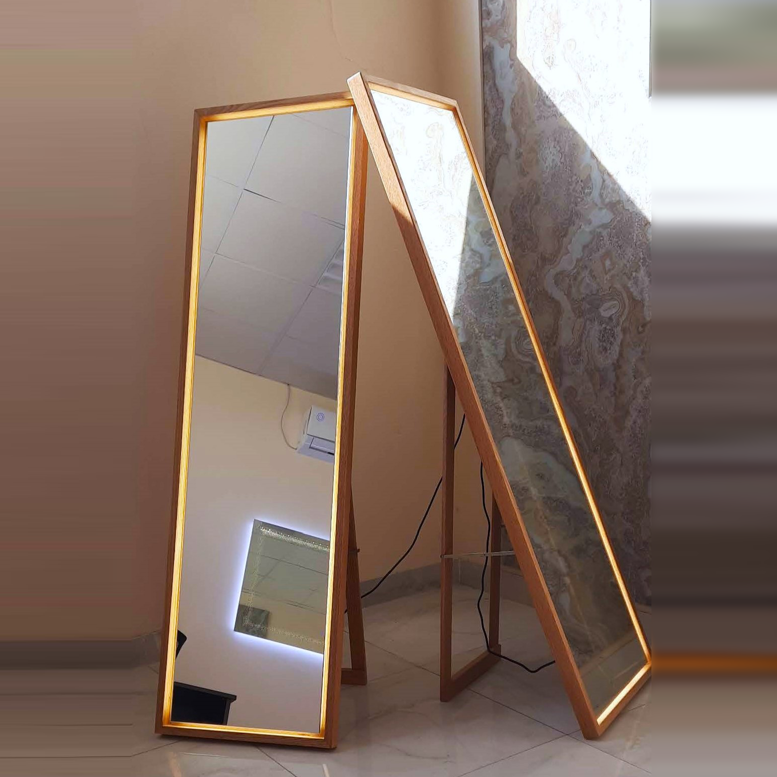 Timber - Backlit Floor/Wall Mirror